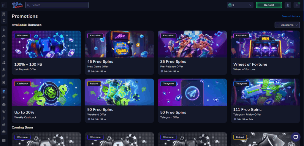 7Bit Casino Bonus